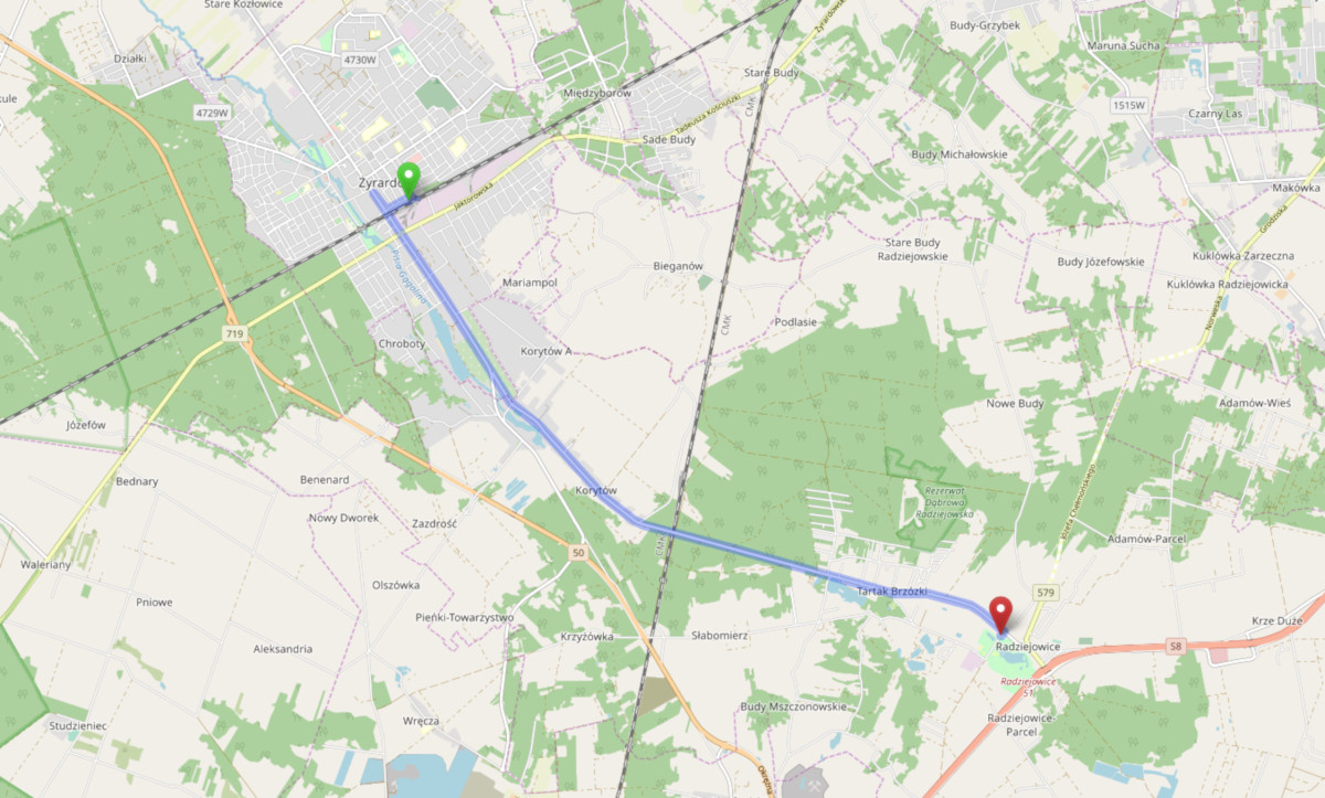 Dojazd do Radziejowic Mapka.JPG