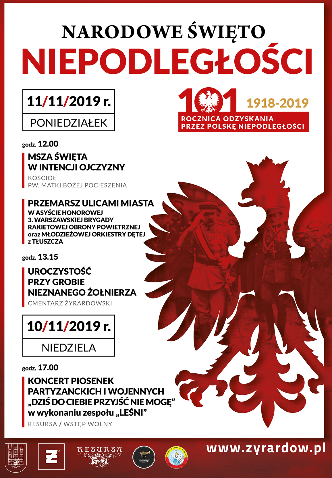 plakat 11 listopada Narodowe Święto Niepodległości 2019.jpg