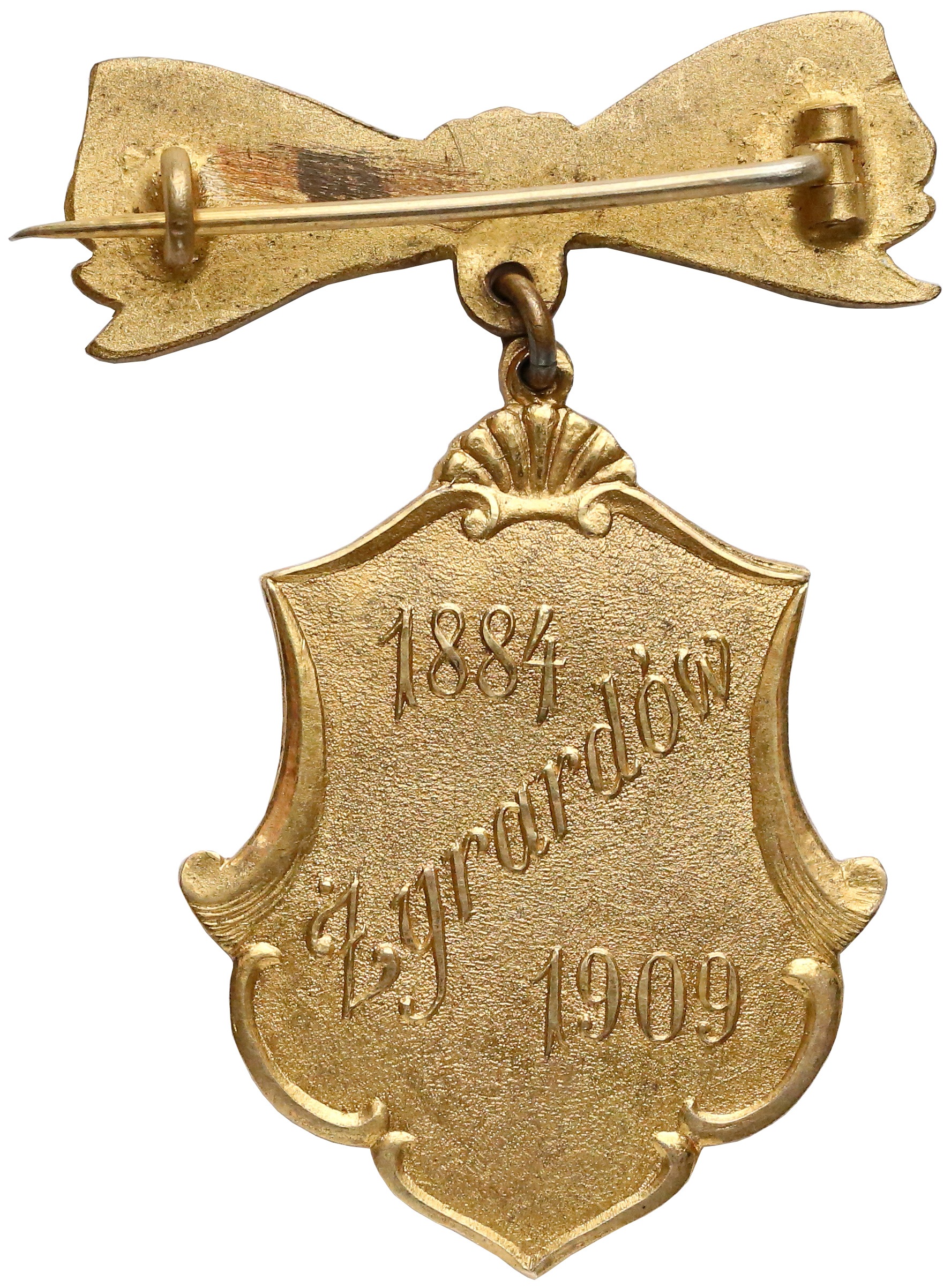 Złoty żeton straż pożarna 1844 tył.jpg