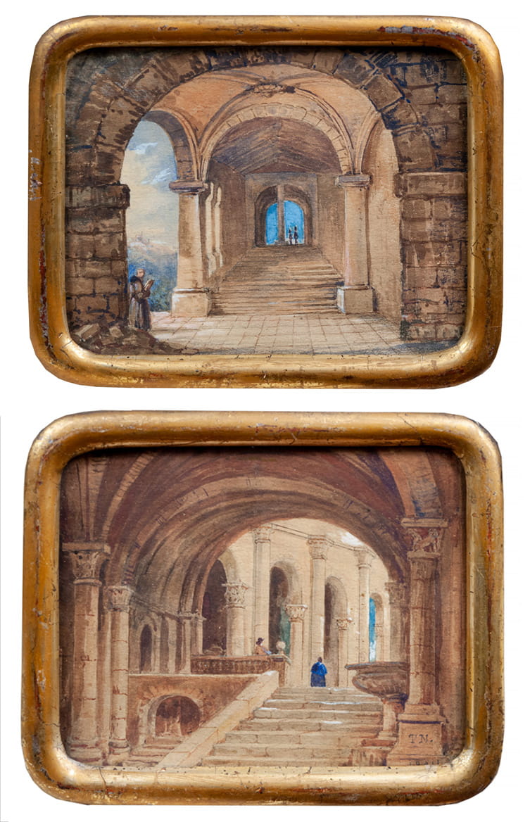 Teodor Nakielski Sceny w klasztorze, ok. 1880 r..jpg