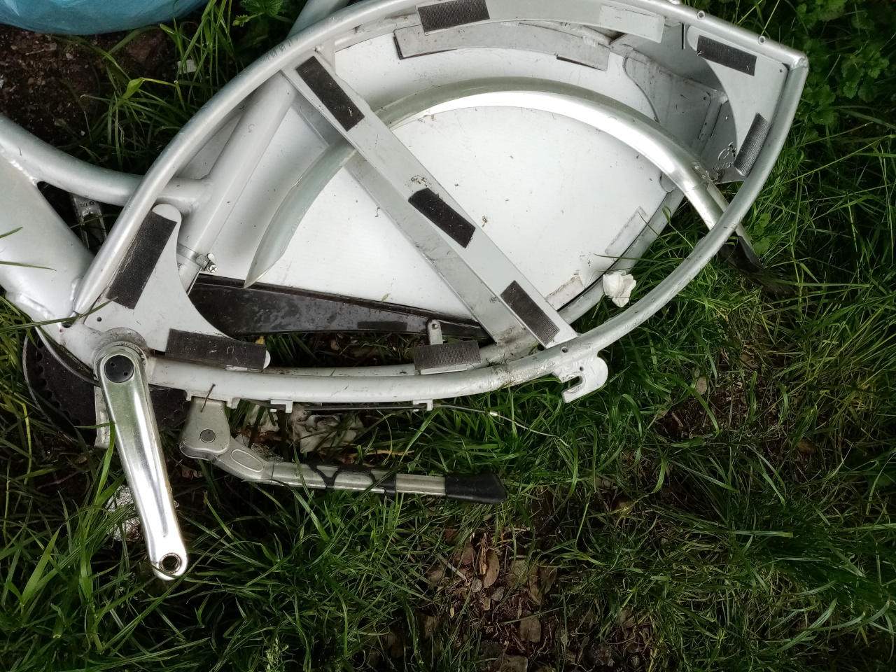 Pocięty rower w lesie.jpg