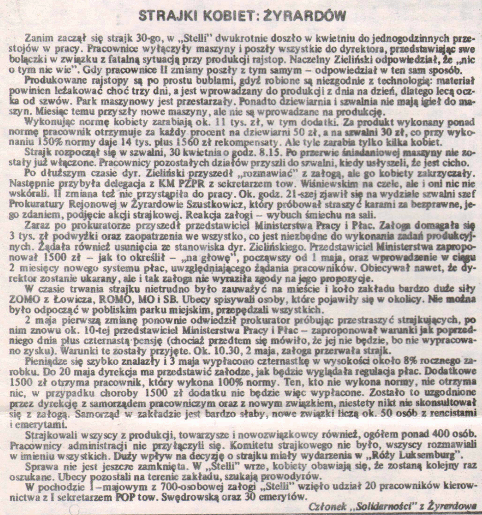 Strajk w Stelli Żyrardów opis.gif